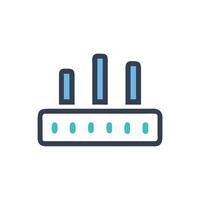Equalizer icon sound, balance, signal, frequency, illustration vector