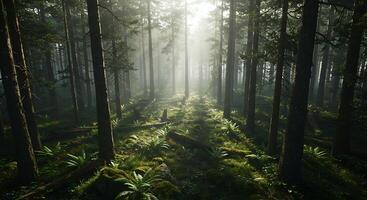 Wild Mountain River Captured in Stunning Photorealistic Resolution photo
