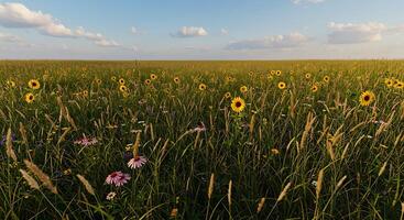 Stunning Ultra-High-Resolution View of Wildflower Meadows photo