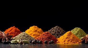 High-Resolution Food Photography of Spices with Authentic Natural Tones photo