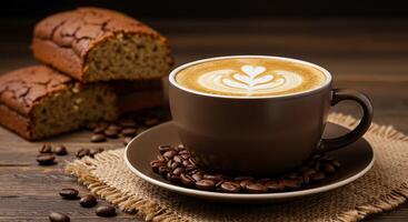 Fresh Coffee Shot with Realistic Foam and Textures photo