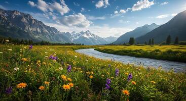 Immersive Ultra-HD Background of Pristine Natural Environments photo