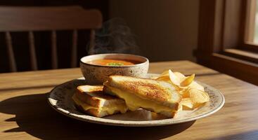 Fine Sandwich Plating with Authentic Restaurant Styling Touch photo