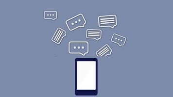 animado conectado através social trabalho em rede inscrição plataformas. conceitos para conectados comunidades e social meios de comunicação marketing estratégias. video