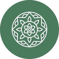 Mandala Geometric App Mark vector