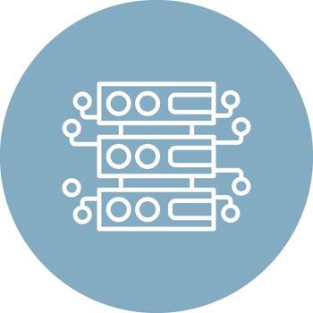 Database Pastel Color Graphic vector