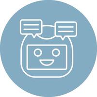 Bot Wireframe App Design vector