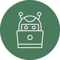 Bot App Focused Design vector