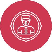 Target UX Focused Shape vector