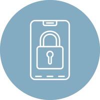 Smartphone High Contrast Graphic vector