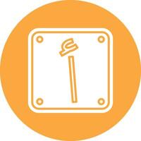 Arabic Language Iconic Line Form vector