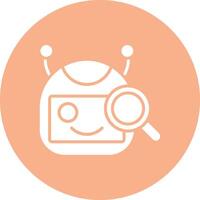 Bot Minimal UI Element vector