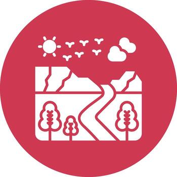 Pathway Sleek Visual Mark vector