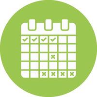 Schedule Sleek Visual Mark vector