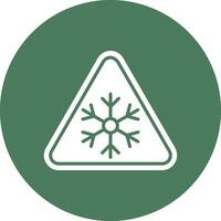 Ice Color Block Badge vector
