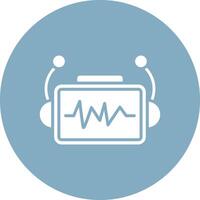 Bot Minimal Design Badge vector