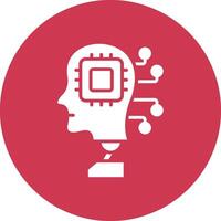 Artificial Intelligence Bright Flat Artwork vector