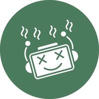 Bot Geometric App Mark vector