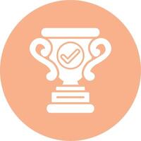 Trophy Cup User Interface Mark vector