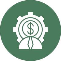 Businessman Handcrafted UI Symbol vector