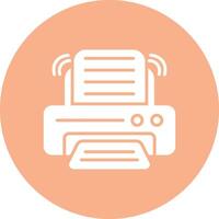 Printer Web Style Graphic vector