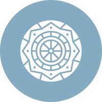 Mandala Elegant Shape Symbol vector