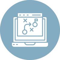Strategy Minimal Art Object vector