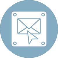Mail Gradient Themed Symbol vector