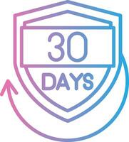 30 Days Isometric Web Illustration vector