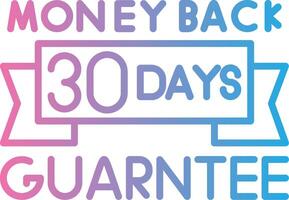30 Days Sleek Visual Mark vector