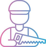 Carpenter Web Style Graphic vector