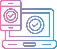 Cross Platform Flat Design Piece vector