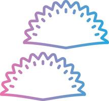 Gyoza Color Enhanced Graphic vector