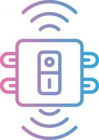 Magnetic Sensor Flat UI Form vector
