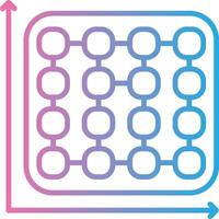 Matrix Gradient Themed Symbol vector