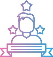 Personal Branding Geometric Style Badge vector