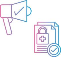 Privacy Policy Muted Tone Element vector
