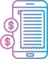 Receipt Creative Sketch Element vector