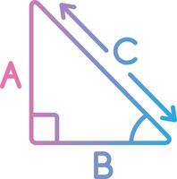 Pythagoras Flat Design Piece vector