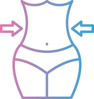 Weight Loss Cool Tone Form vector