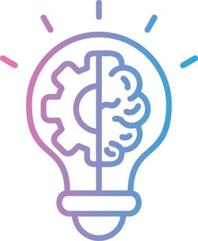 máquina aprendizaje futurista aplicación Insignia vector