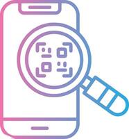 Qr Scan Minimal UI Element vector