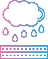 Rainwater Wireframe App Design vector