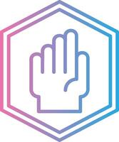 Restricted Area Futuristic UI Mark vector