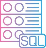 Sql Server Creative Grid Symbol vector