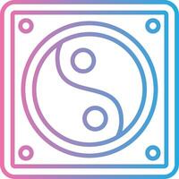 Yin Yang Interactive UI Design vector