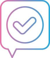 Chat Custom Line Element vector