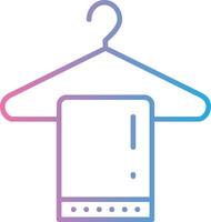 Clothes Hanger Smooth UI Symbol vector