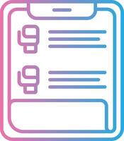 Clipboard Dark Mode Symbol vector