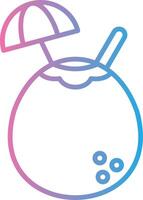 Coconut Color Block Badge vector